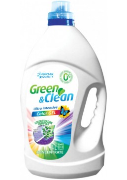Гель для прання Green & Clean Ultra Intensive для кольорового одягу, 4 л (133 прання)